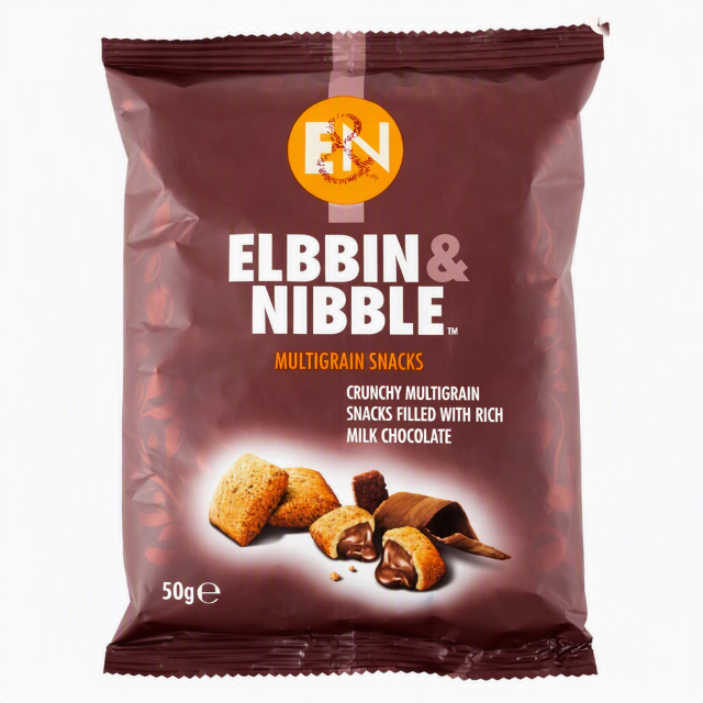 Elbbin M/Grain Snacks Chocolate 50G